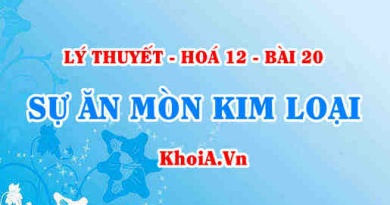 Khái niệm ăn mòn kim loại: ăn mòn hoá học, ăn mòn điện hoá là gì? cách chống ăn mòn kim loại - Hoá 12 bài 20